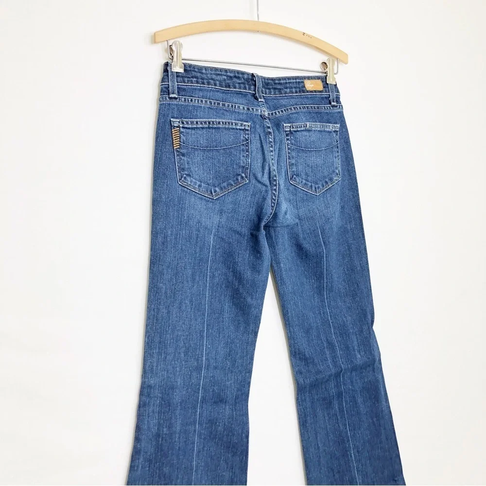 PAIGE Dark Blue Boot Cut Jeans - Picture 3 of 12